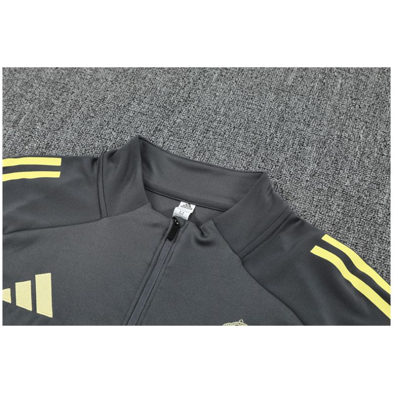 Mens Real Madrid Training Suit Grey 2025/26
