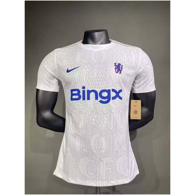 Mens Chelsea Academy Pro Pre-Match Performance Top – White 2025/26 – Match