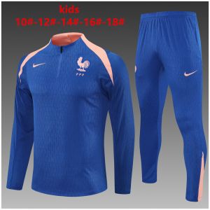 Kids France Training Suit Blue 2025