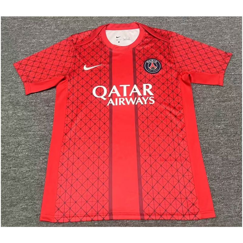 Mens PSG Short Training Jersey Red 2025/26