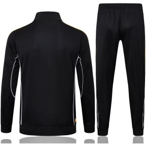Mens Real Madrid Jacket + Pants Training Suit Black 2025/26