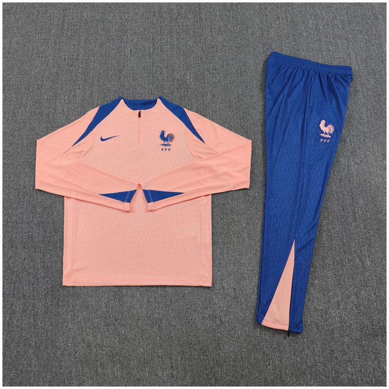 Kids France Training Suit Pink 2025