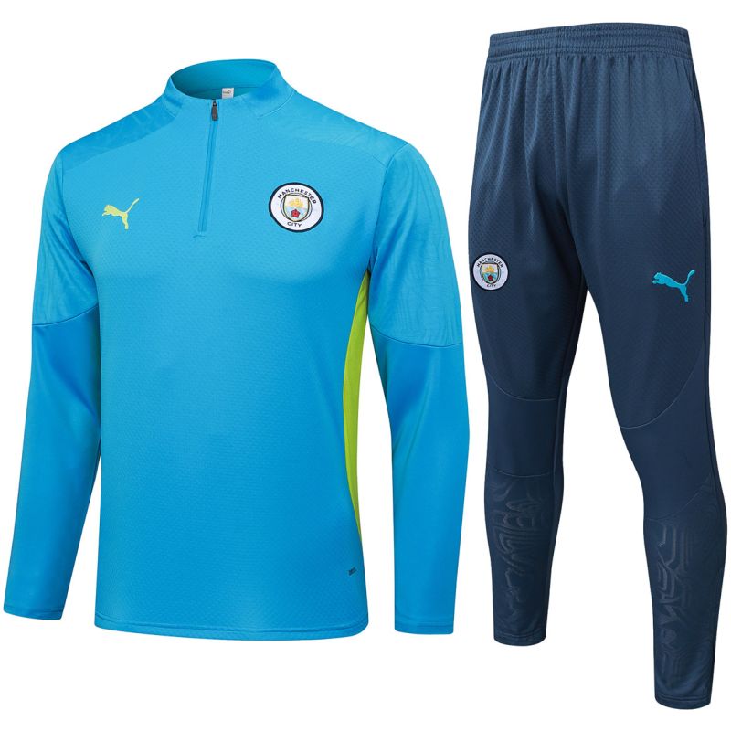 Mens Manchester City Training Suit Blue 2025/26