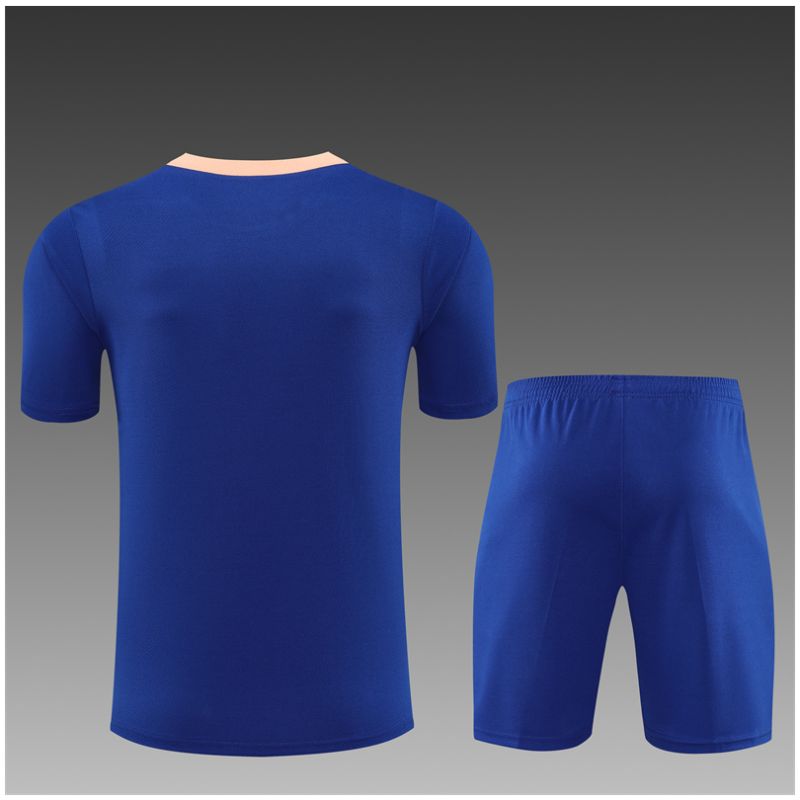 Kids France Short Training Suit Blue 2025
