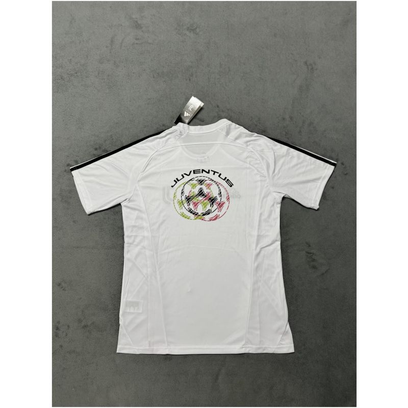 Mens Juventus Short Training Jersey White 2025/26