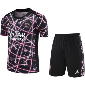 Mens PSG Short Training Suit Black 2025/26