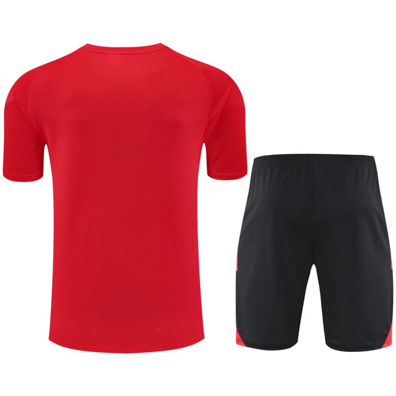 Mens Manchester United Short Training Suit Red 2025/26