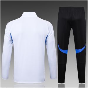 Kids Manchester United Jacket + Pants Training Suit White 2025/26