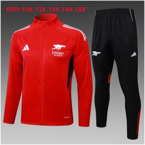 Kids Arsenal Jacket + Pants Training Suit Red 2025/26