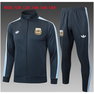Kids Argentina Jacket + Pants Training Suit Dark Grey 2025