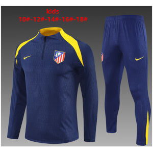 Kids Atletico Madrid Training Suit Navy 2025/26