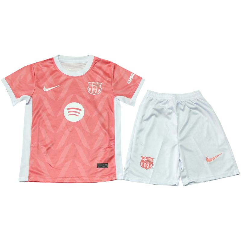 Kids Barcelona Special Edition Pink Jersey 2025/26