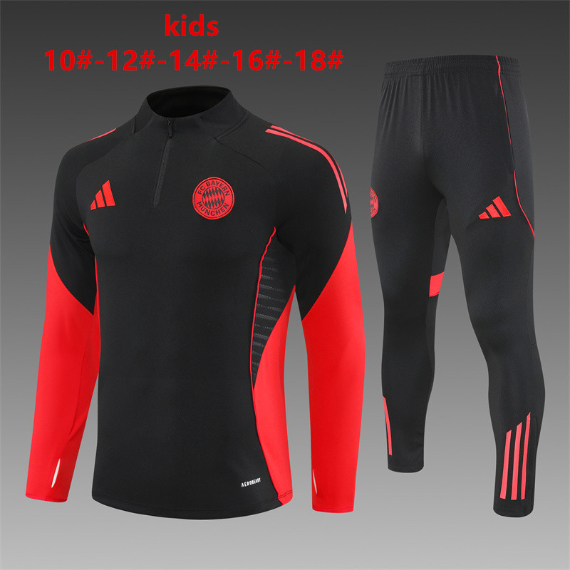 Kids Bayern Munich Training Suit Black 2025/26
