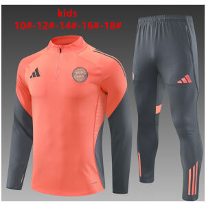 Kids Bayern Munich Training Suit Orange 2025/26
