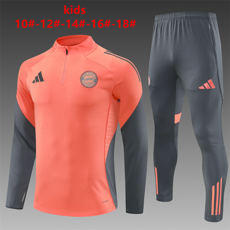 Kids Bayern Munich Training Suit Orange 2025/26