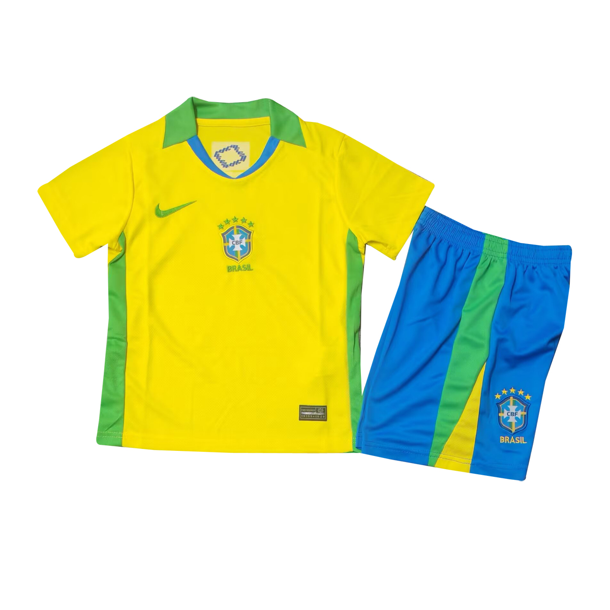 Kids Brazil Home Jersey 2025