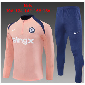 Kids Chelsea Training Suit Pink 2025/26