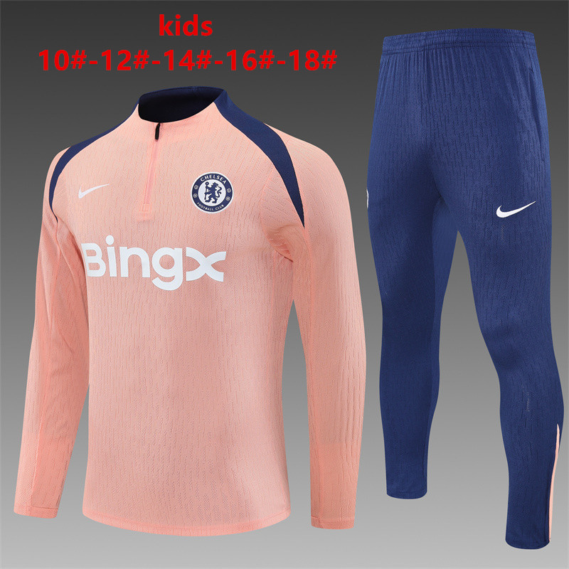 Kids Chelsea Training Suit Pink 2025/26