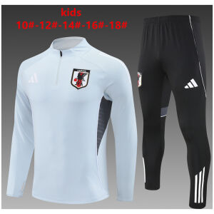 Kids Japan Training Suit Light Grey 2025 Kids Japan Training Suit Light Grey 2025
