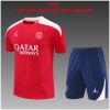 Kids PSG x Jordan Short Training Suit Red 2025/26