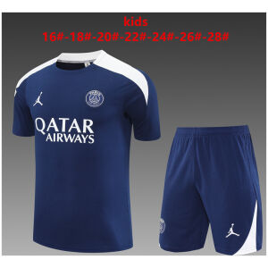 Kids PSG x Jordan Short Training Suit Royal 2025/26