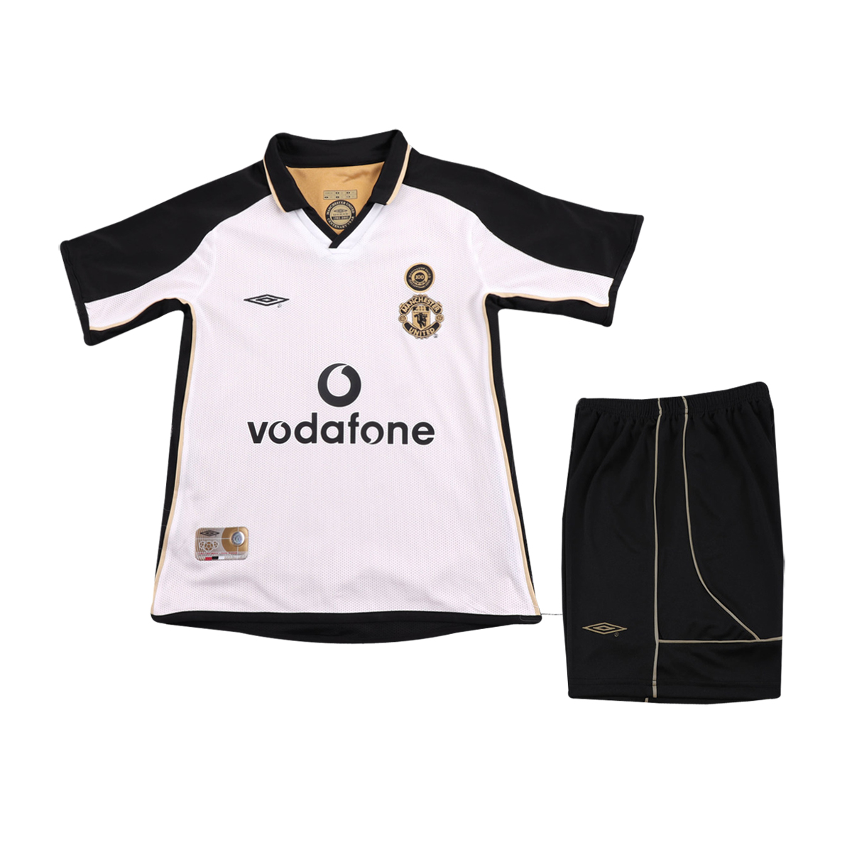 Kids Retro Manchester United Centenary Reversible Jersey 2001/02