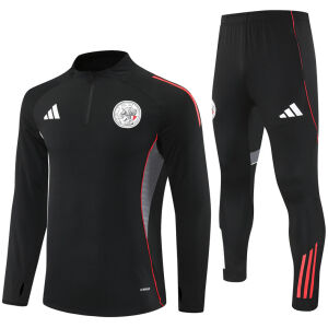 Mens Ajax Training Suit Black 2025/26