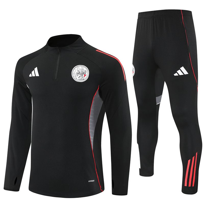 Mens Ajax Training Suit Black 2025/26
