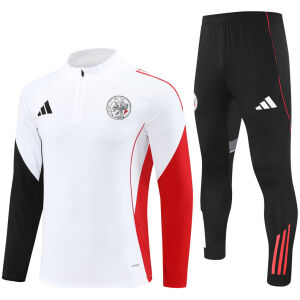 Mens Ajax Training Suit White 2025/26