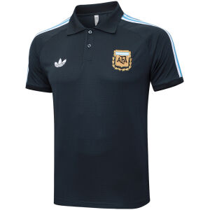 Mens Argentina Polo Shirt Dark Grey 2025