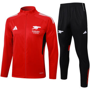 Mens Arsenal Jacket + Pants Training Suit Red 2025/26
