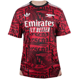 Mens Arsenal Short Training Jersey Red 2025/26