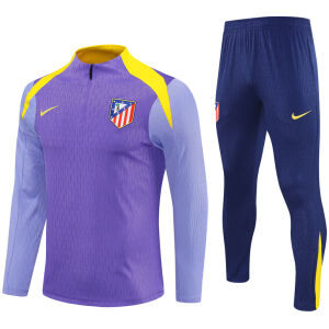 Mens Atletico Madrid Training Suit Purple 2025/26