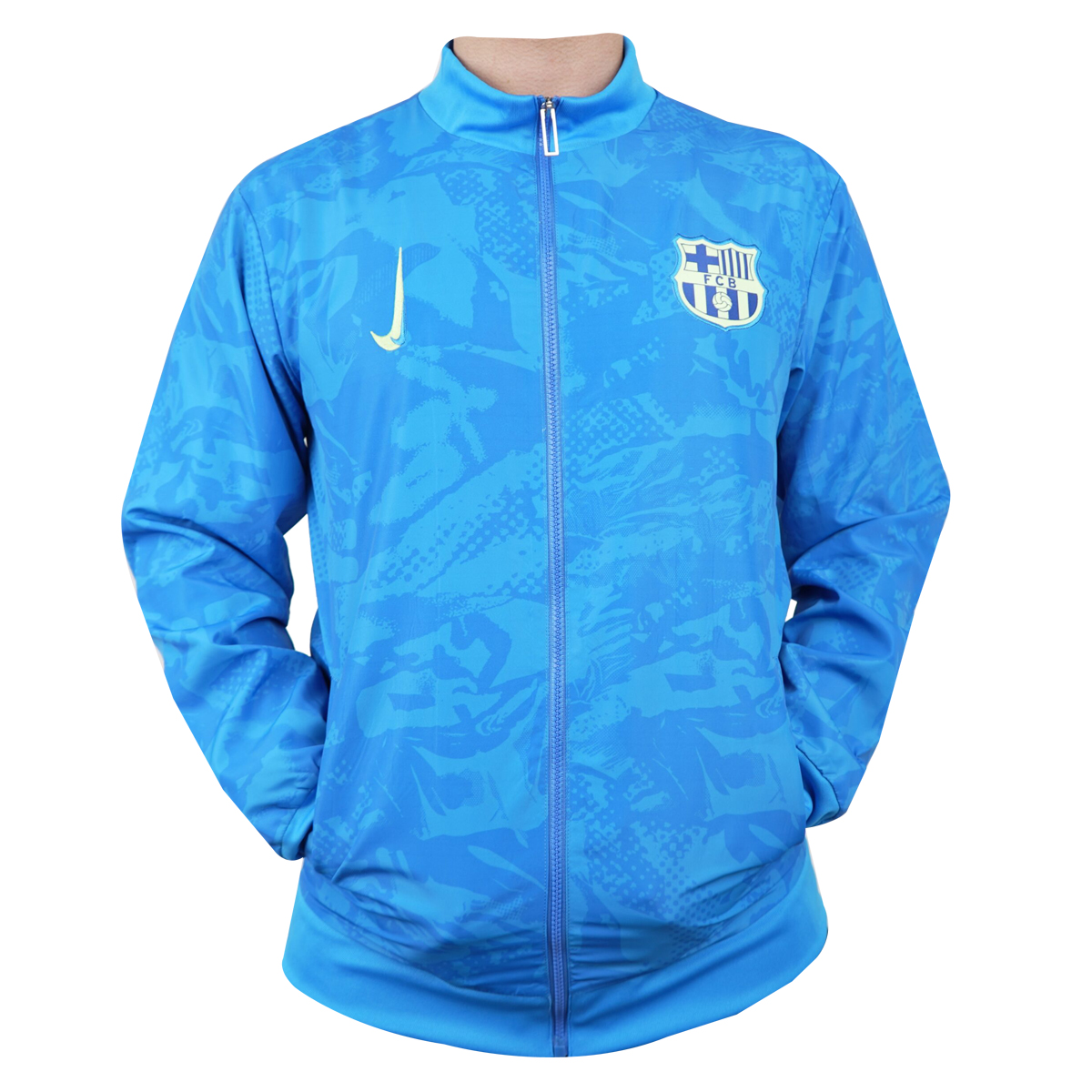 Mens Barcelona  All Weather Windrunner Jacket Light Blue 2025/26