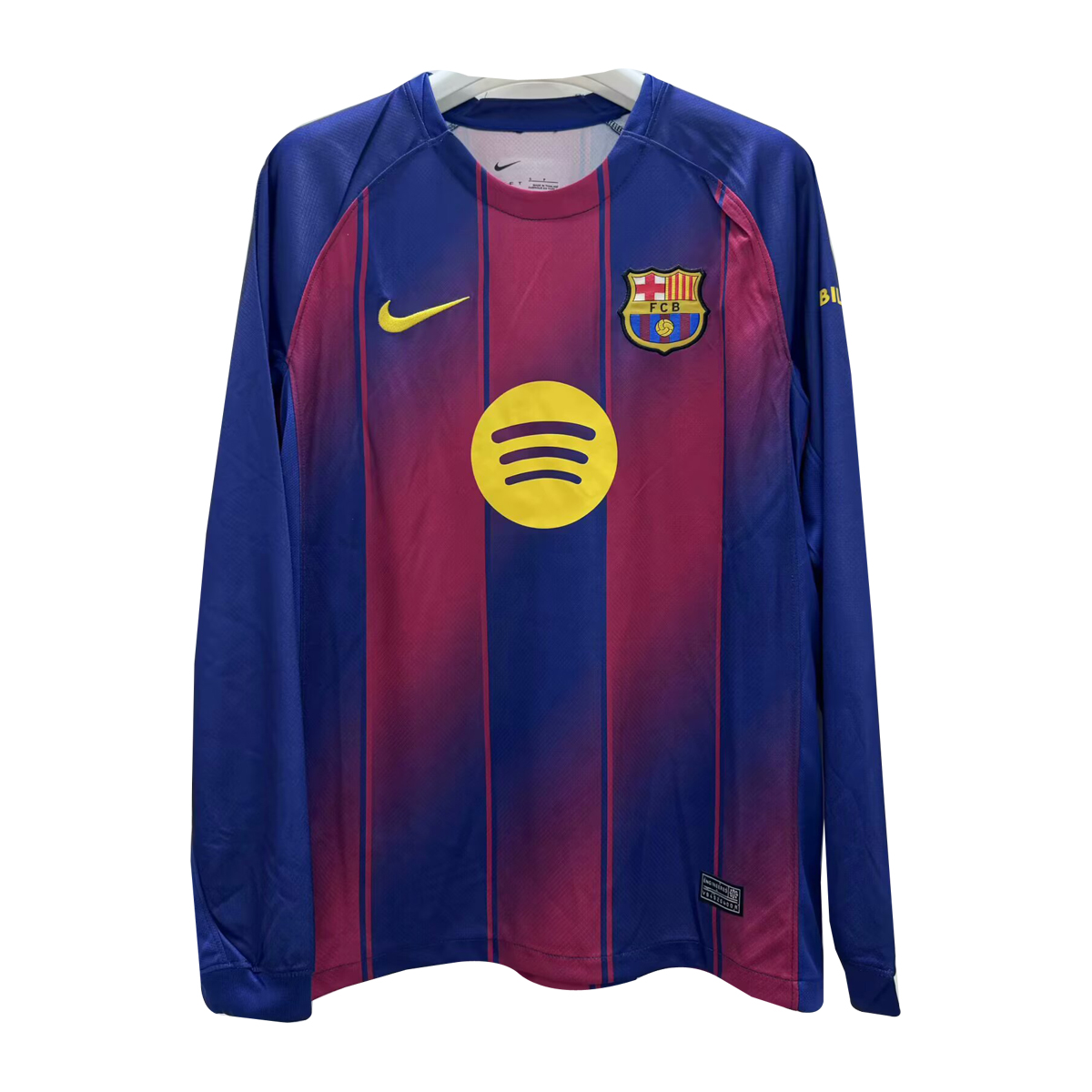 Mens Barcelona Home Jersey Long Sleeve 2025/26