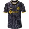 Mens Barcelona Short Training Jersey Black 2025/26