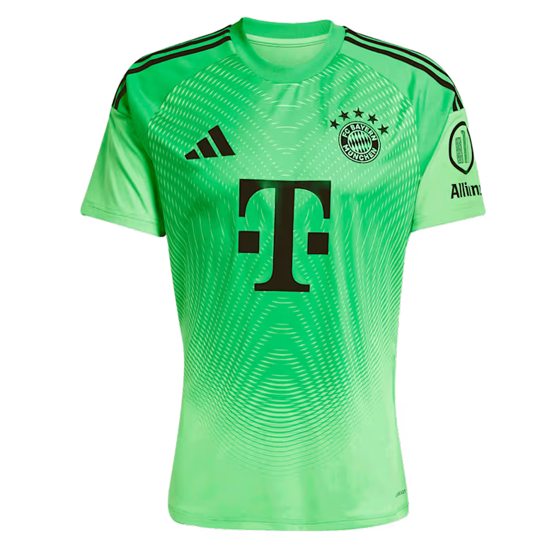 Mens Bayern Munich Goalkeeper Green Jersey 2025/26