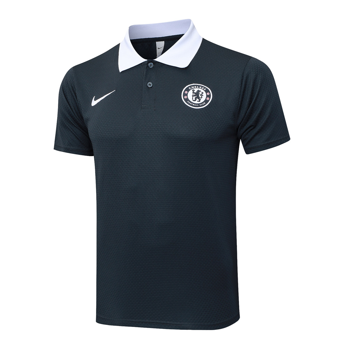 Mens Chelsea Polo Shirt Dark Grey 2024/25