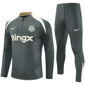Mens Chelsea Training Suit Dark Green 2025/26
