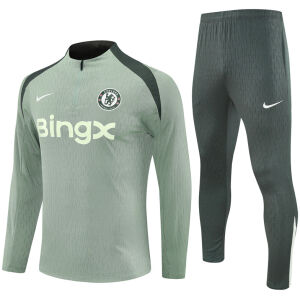 Mens Chelsea Training Suit Light Green 2025/26