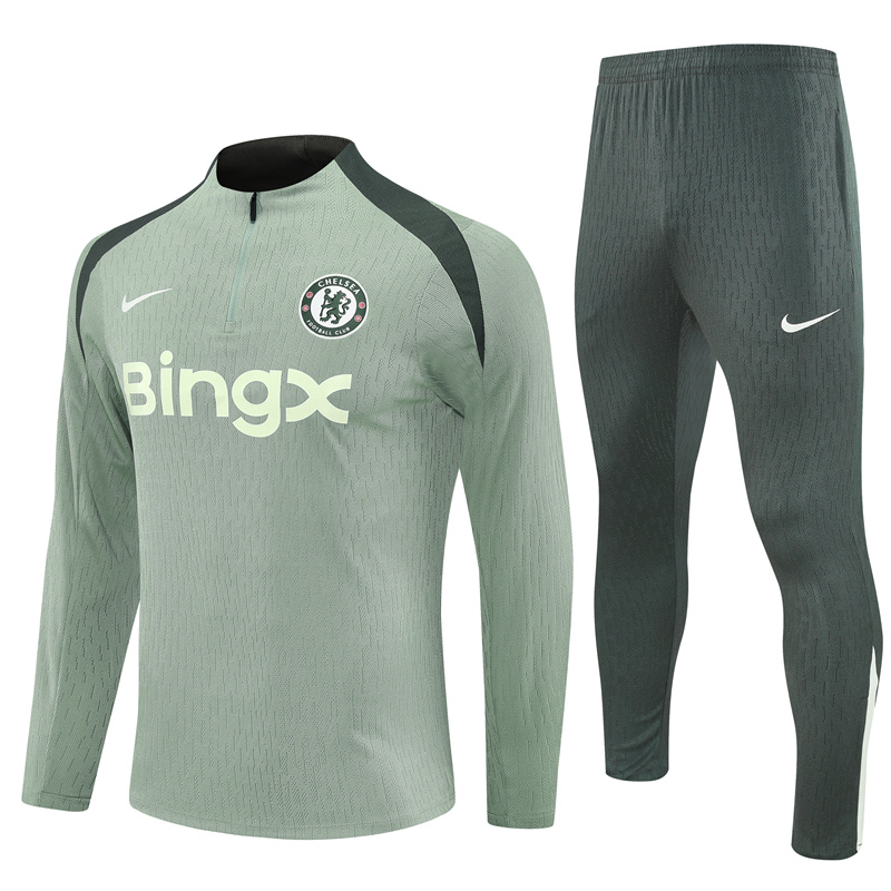 Mens Chelsea Training Suit Light Green 2025/26