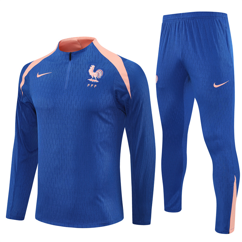 Mens France Training Suit Blue 2025