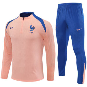 Mens France Training Suit Pink 2025