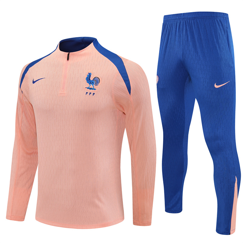 Mens France Training Suit Pink 2025