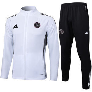 Mens Inter Miami C.F. Jacket + Pants Training Suit White 2025/26