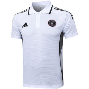 Mens Inter Miami C.F. Polo Shirt White 2025/26