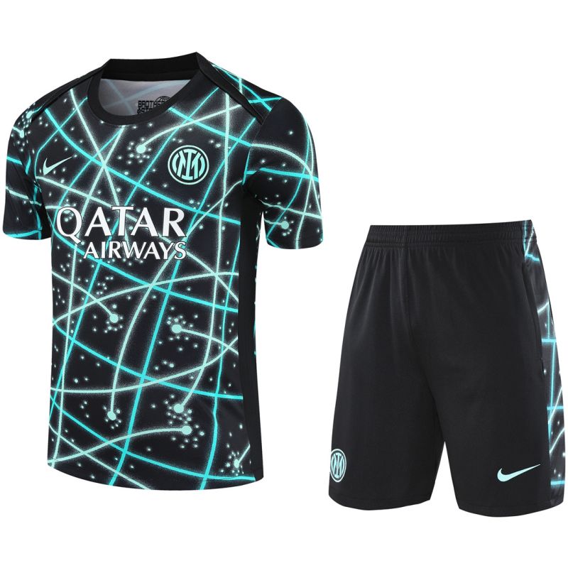 Mens Inter Milan Short Training Suit Black 2025/26