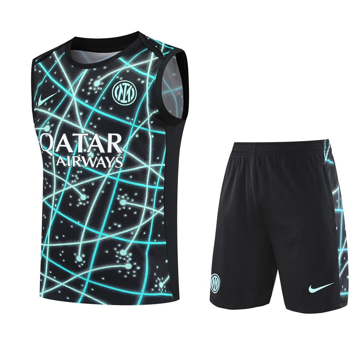 Mens Inter Milan Singlet Suit Black 2025/26