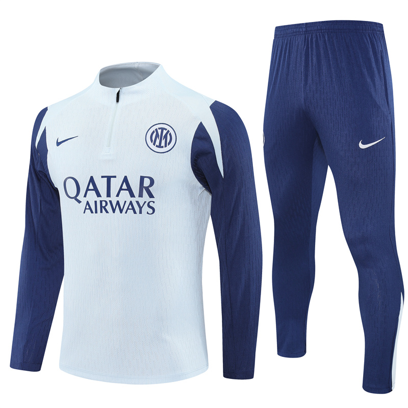 Mens Inter Milan Training Suit Light Grey 2025/26