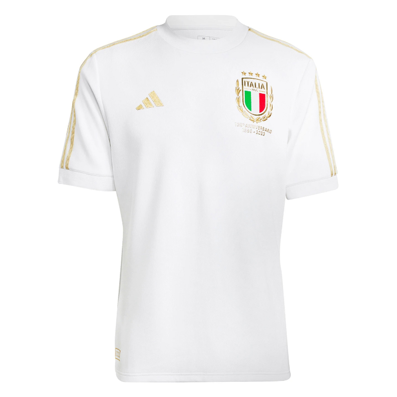 Mens Italy 125th Years Annivesary White Jersey 2025